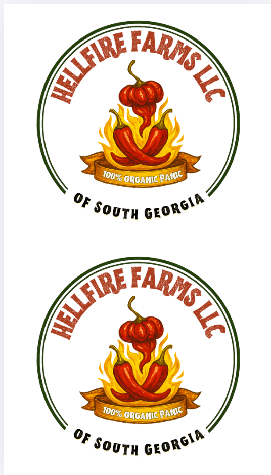 2 inch HellFire Farms LLC Sticker